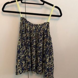 Abstract pleated blouse